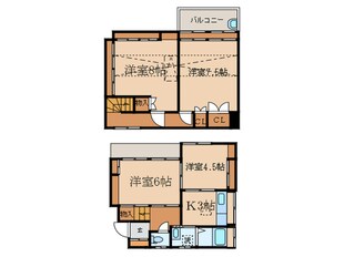 野寺一戸建の物件間取画像